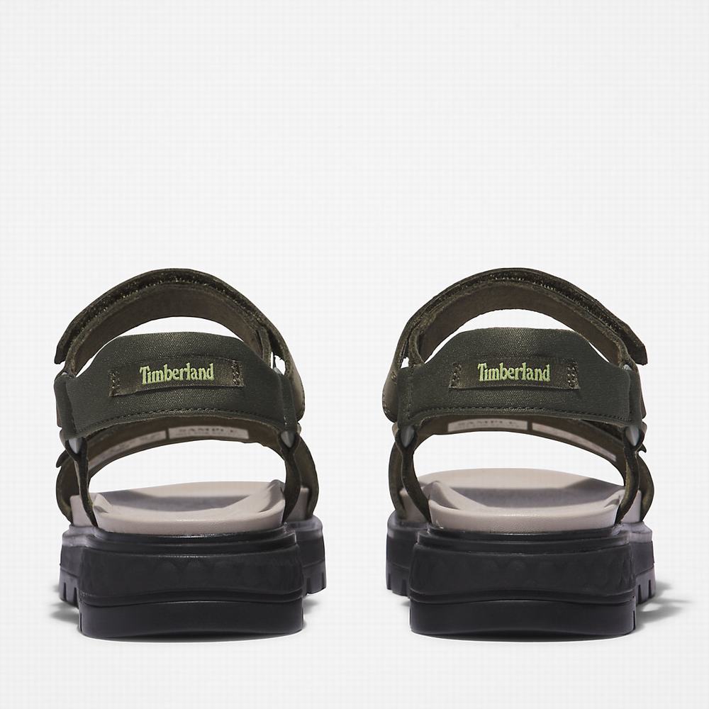 Dámské Sandály Timberland Ray City Ankle Páskové Tmavě Zelene | TI17530-834