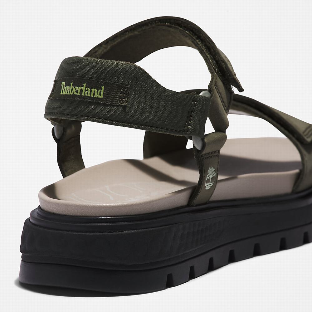 Dámské Sandály Timberland Ray City Ankle Páskové Tmavě Zelene | TI17530-834