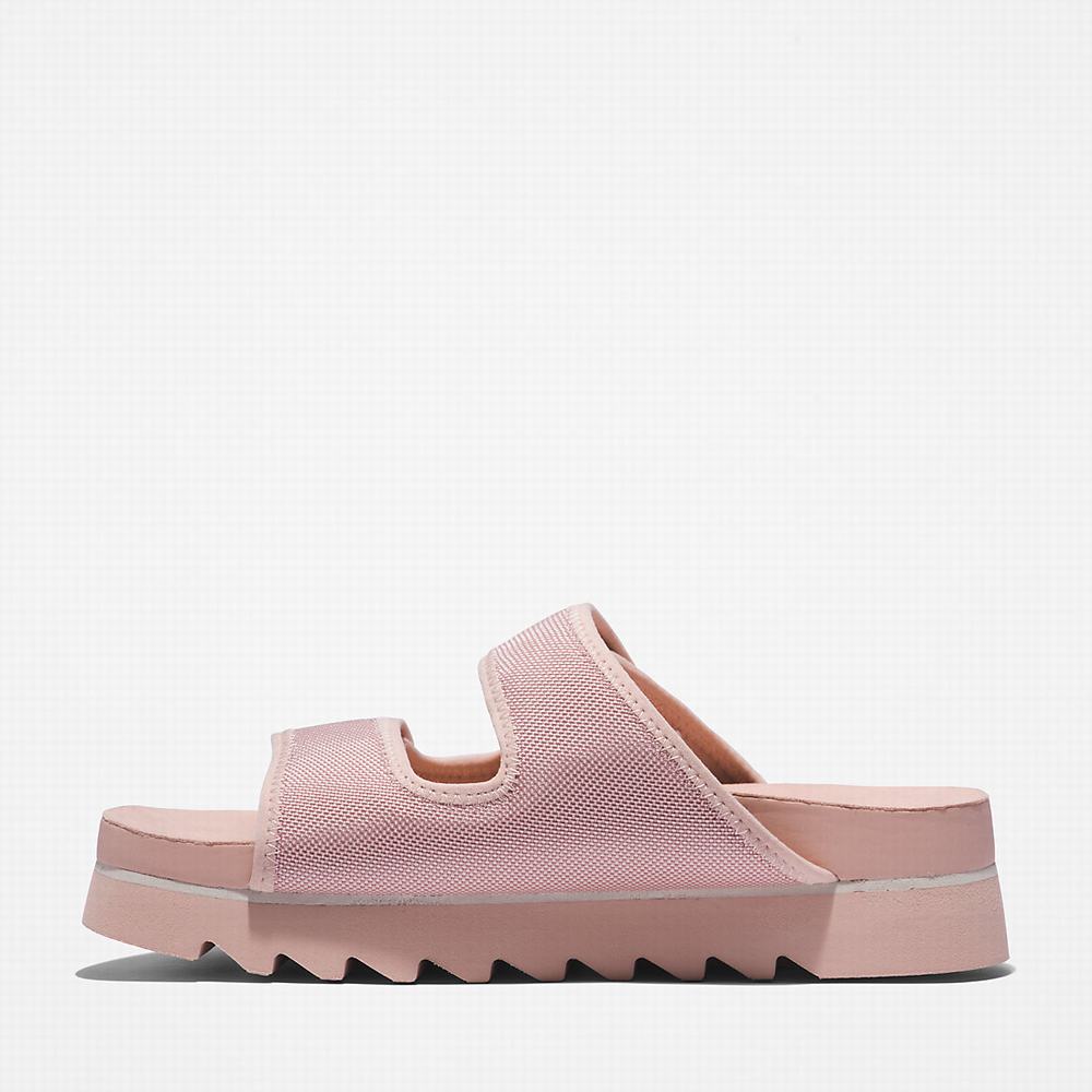Dámské Sandály Timberland Santa Monica Sunrise Double-Páskové Světle Růžové | TI12308-971