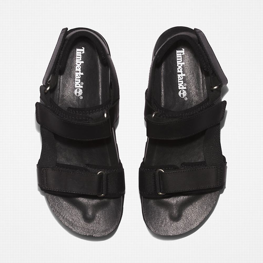 Dámské Sandály Timberland Santa Monica Sunrise Černé | TI49870-368