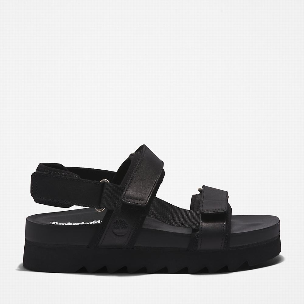 Dámské Sandály Timberland Santa Monica Sunrise Černé | TI49870-368