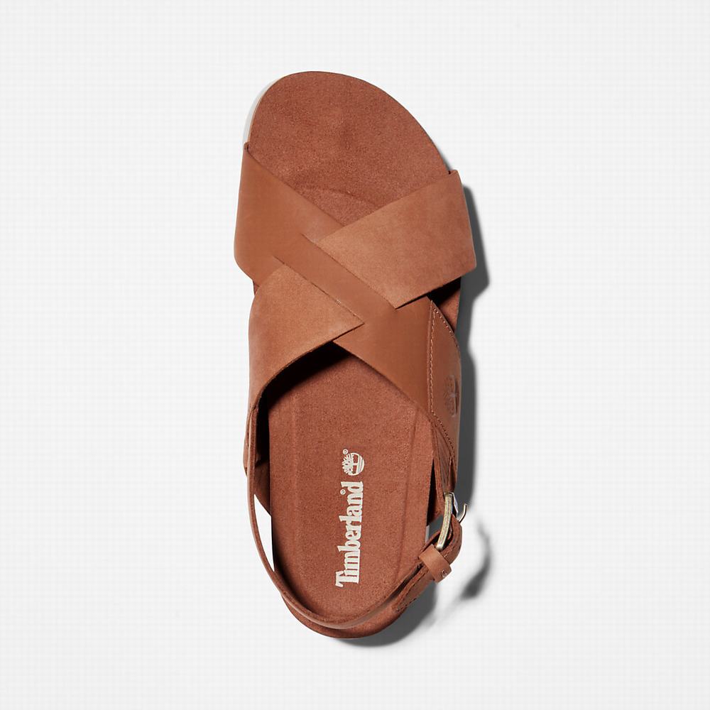 Dámské Sandály Timberland Santa Monica Sunrise Světle Hnědé | TI83714-620