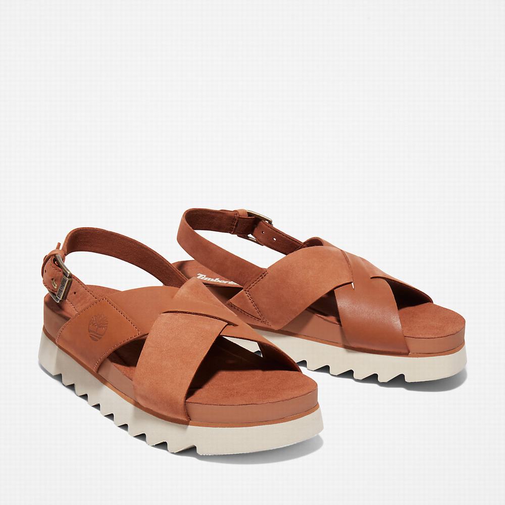Dámské Sandály Timberland Santa Monica Sunrise Světle Hnědé | TI83714-620
