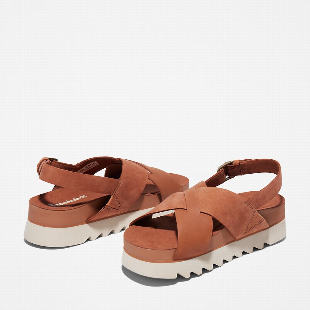 Dámské Sandály Timberland Santa Monica Sunrise Světle Hnědé | TI83714-620