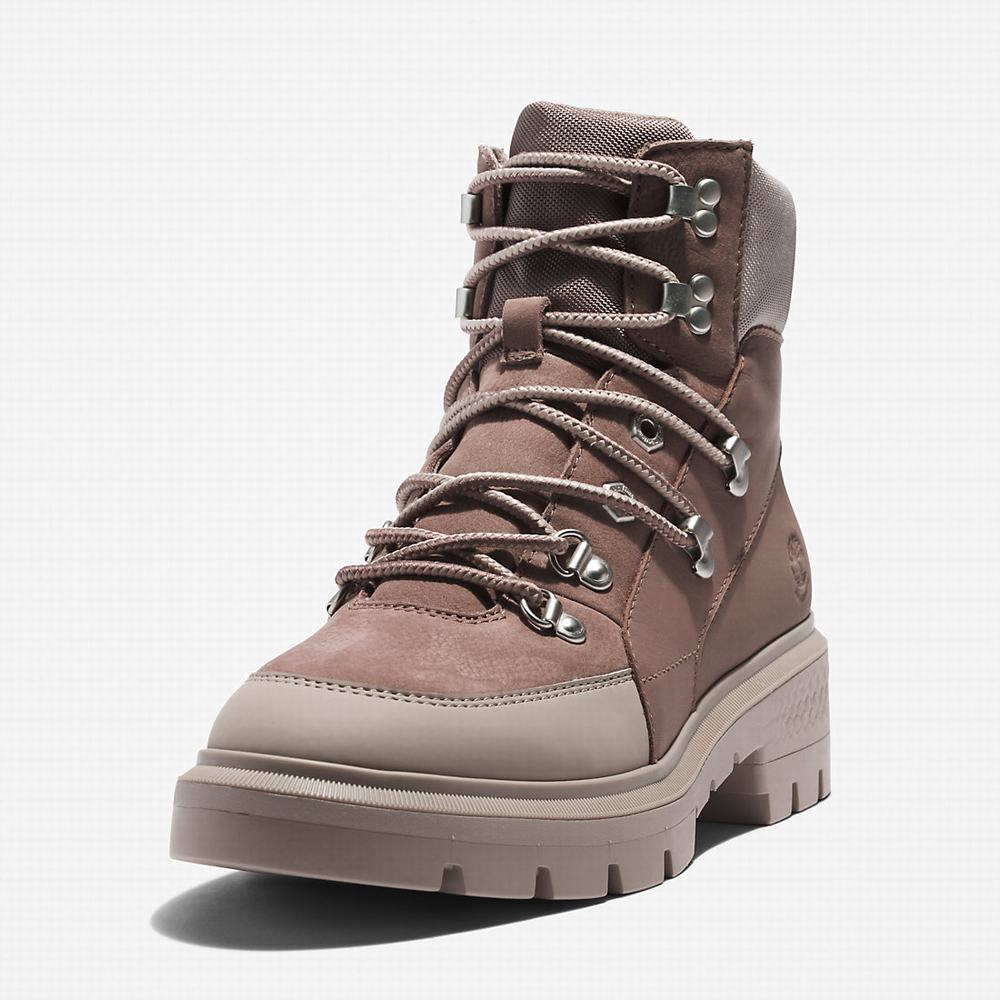Dámské Trekové Boty Timberland Cortina Valley Waterproof Béžový | TI94672-867