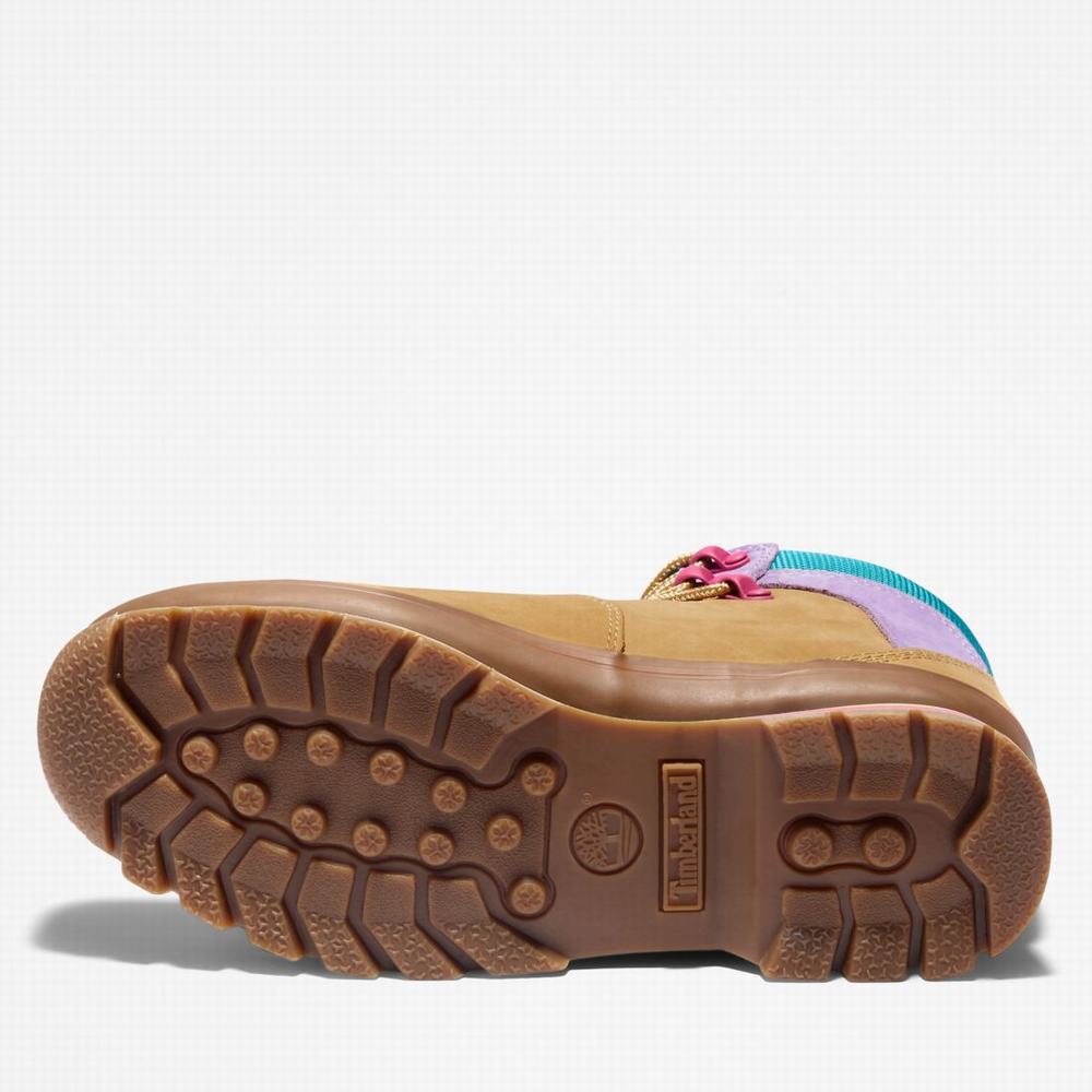 Dámské Trekové Boty Timberland Euro Hiker Mixed-Media Waterproof Hnědé | TI80912-164