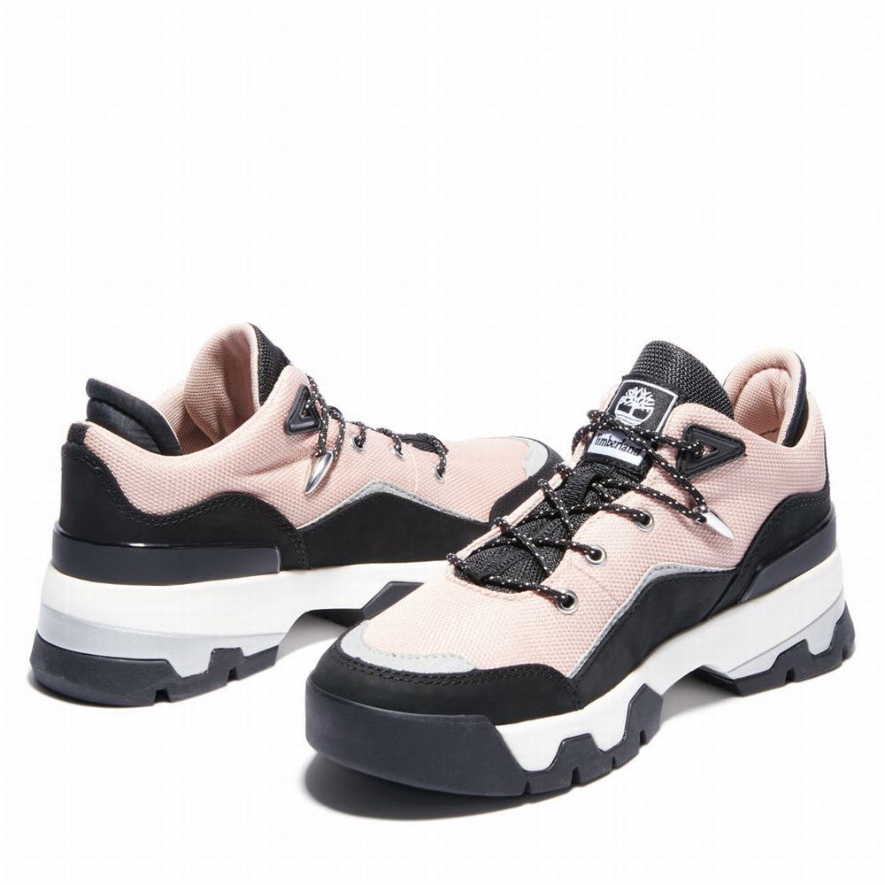 Dámské Trekové Boty Timberland Euro Swift Low Hiker Růžové Černé | TI61053-074