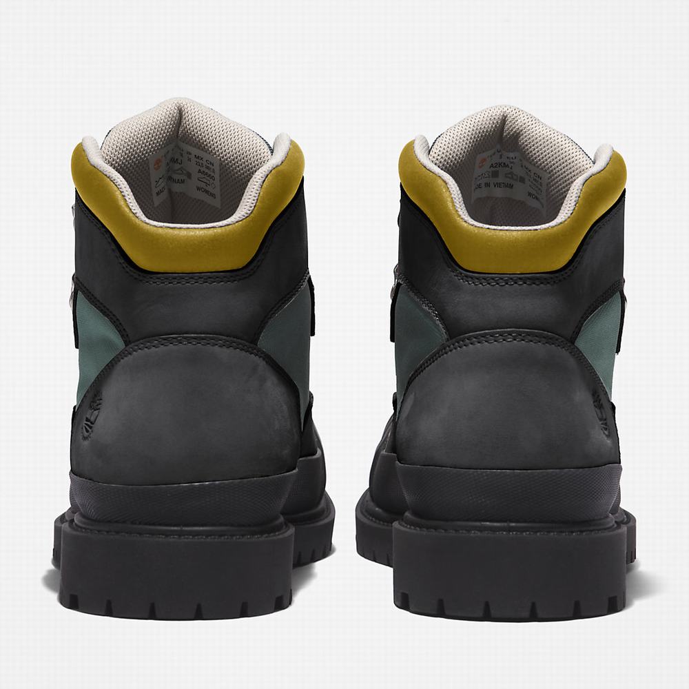 Dámské Trekové Boty Timberland Heritage Rubber-toe Černé | TI96420-253