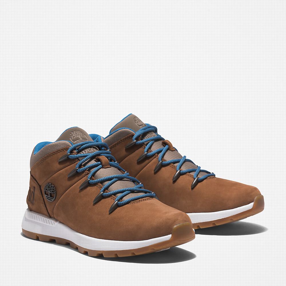 Dámské Trekové Boty Timberland Sprint Trekker Mid Světle Hnědé | TI71268-710