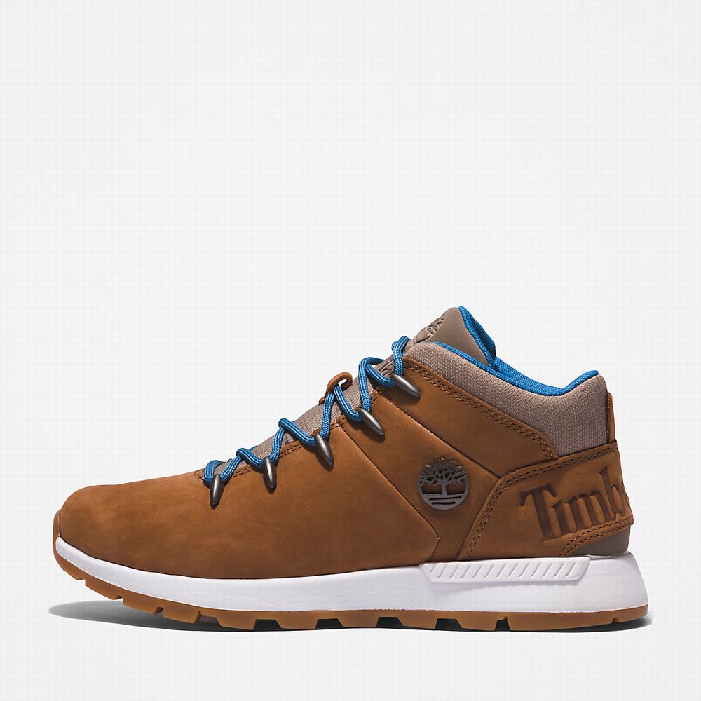 Dámské Trekové Boty Timberland Sprint Trekker Mid Světle Hnědé | TI71268-710