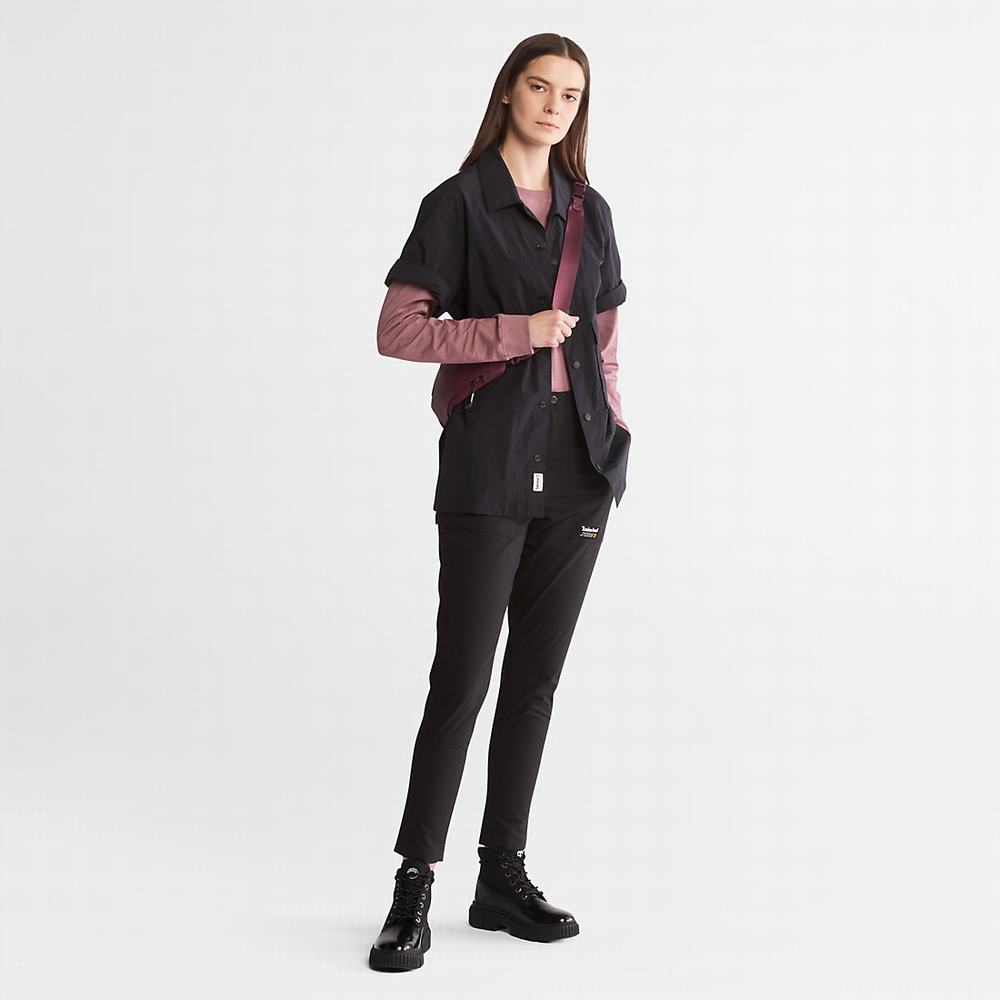 Dámské Tričko Timberland Anti-Odour Supima® Bavlněné Long-sleeved T-Shirt Růžové | TI50492-980