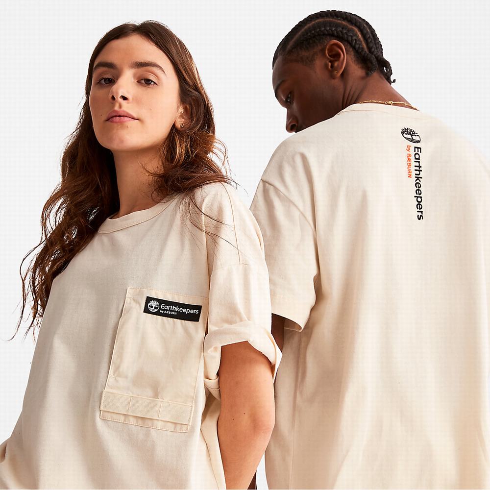 Dámské Tričko Timberland Earthkeepers® by Raeburn Utility T-Shirt Béžový | TI78429-148