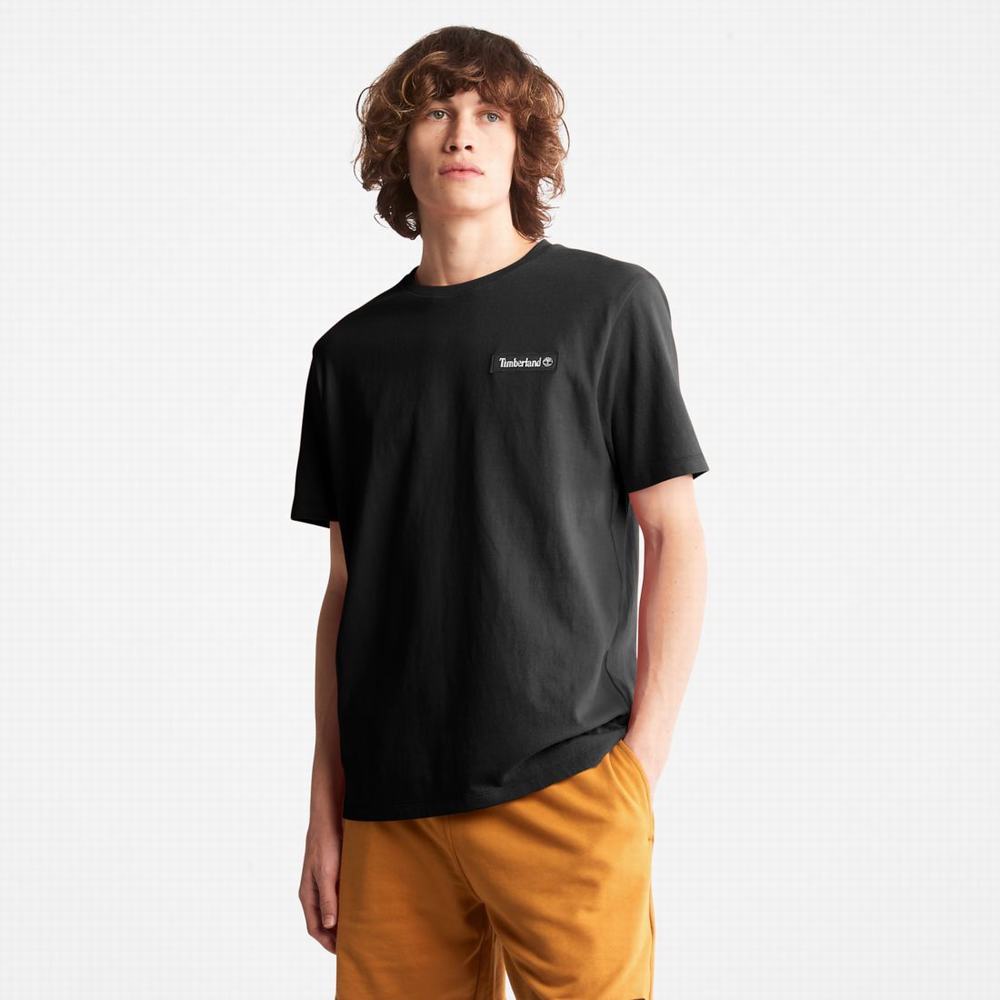Dámské Tričko Timberland Heavyweight Logo T-Shirt Černé | TI93576-248