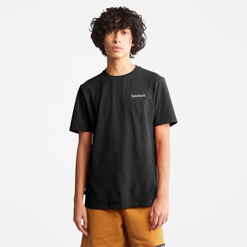 Dámské Tričko Timberland Heavyweight Logo T-Shirt Černé | TI93576-248