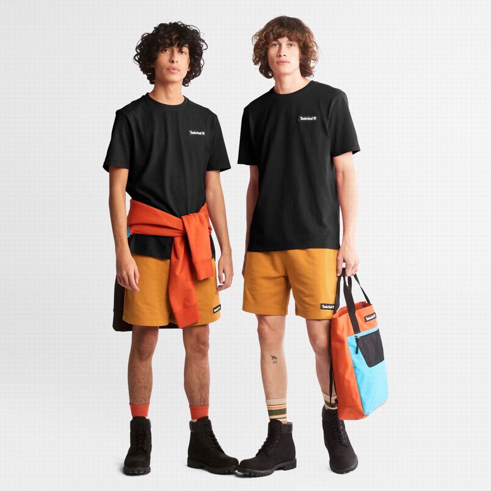 Dámské Tričko Timberland Heavyweight Logo T-Shirt Černé | TI93576-248