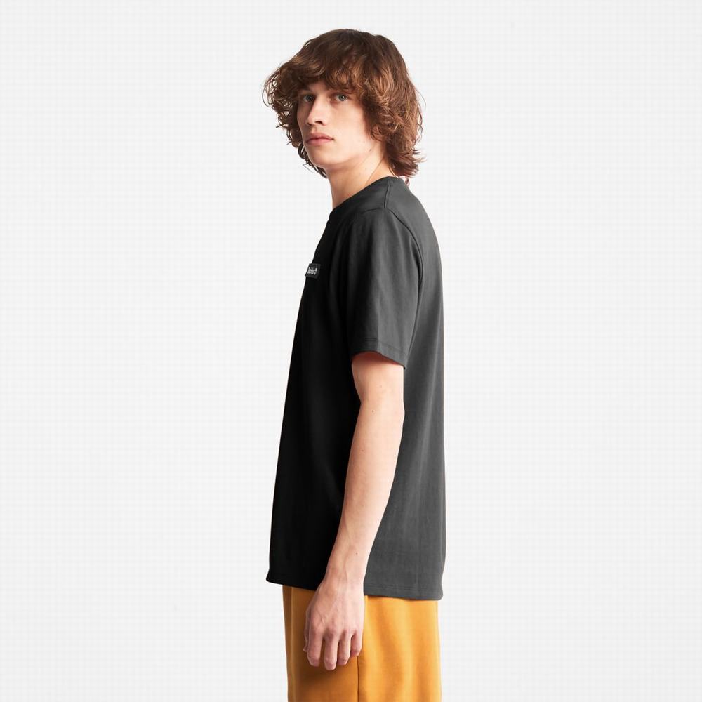 Dámské Tričko Timberland Heavyweight Logo T-Shirt Černé | TI93576-248