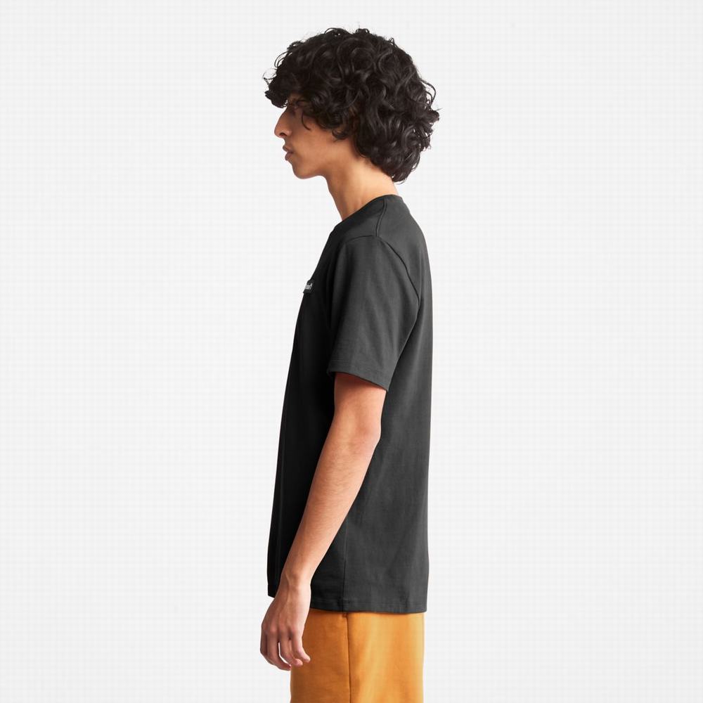 Dámské Tričko Timberland Heavyweight Logo T-Shirt Černé | TI93576-248