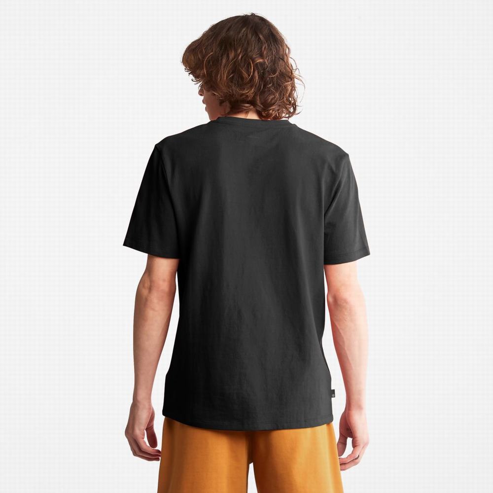 Dámské Tričko Timberland Heavyweight Logo T-Shirt Černé | TI93576-248
