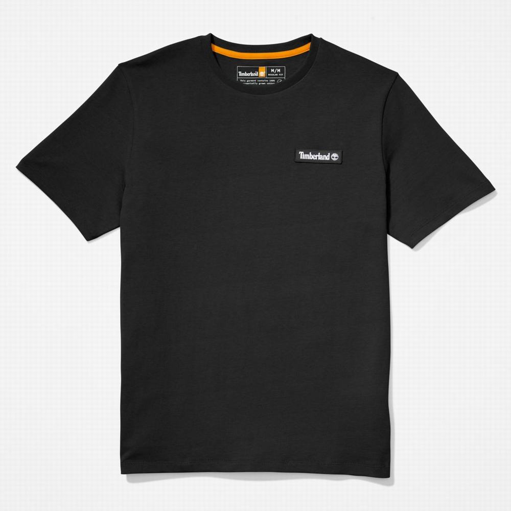 Dámské Tričko Timberland Heavyweight Logo T-Shirt Černé | TI93576-248