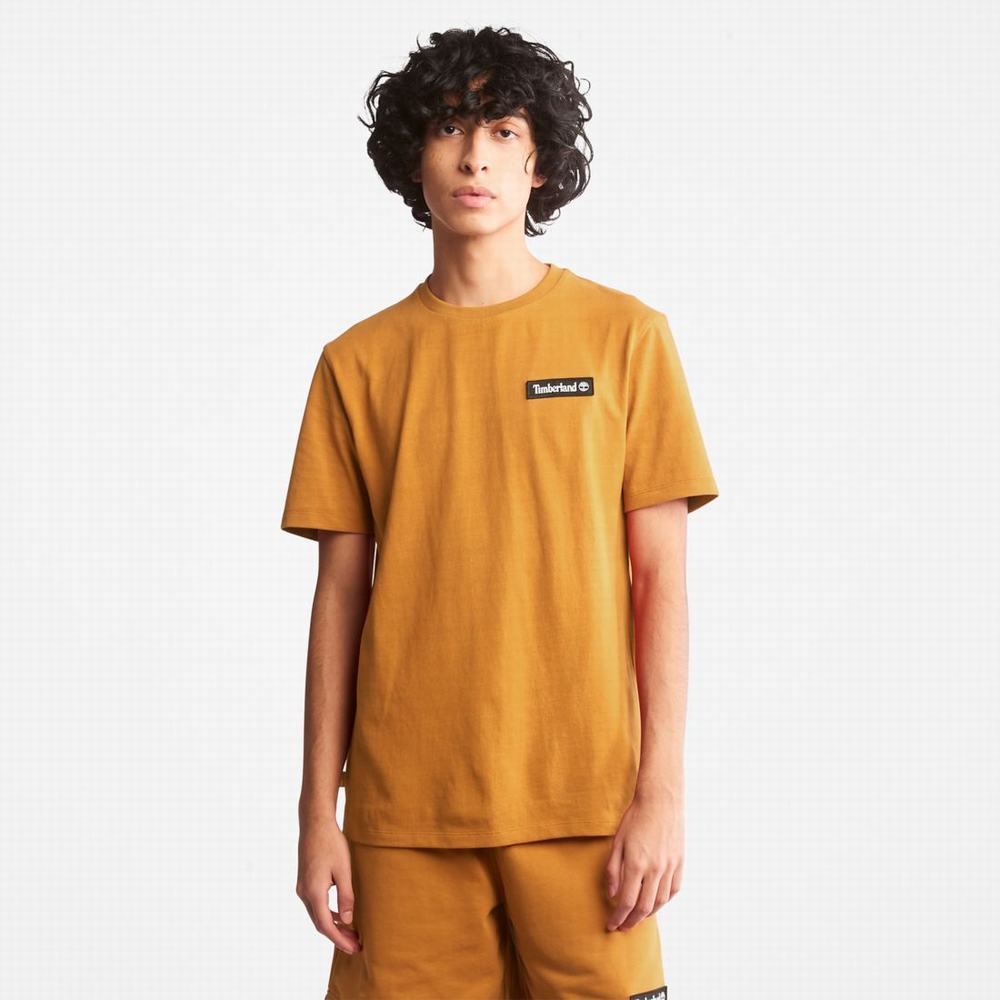 Dámské Tričko Timberland Heavyweight Logo T-Shirt Hnědé | TI94561-328
