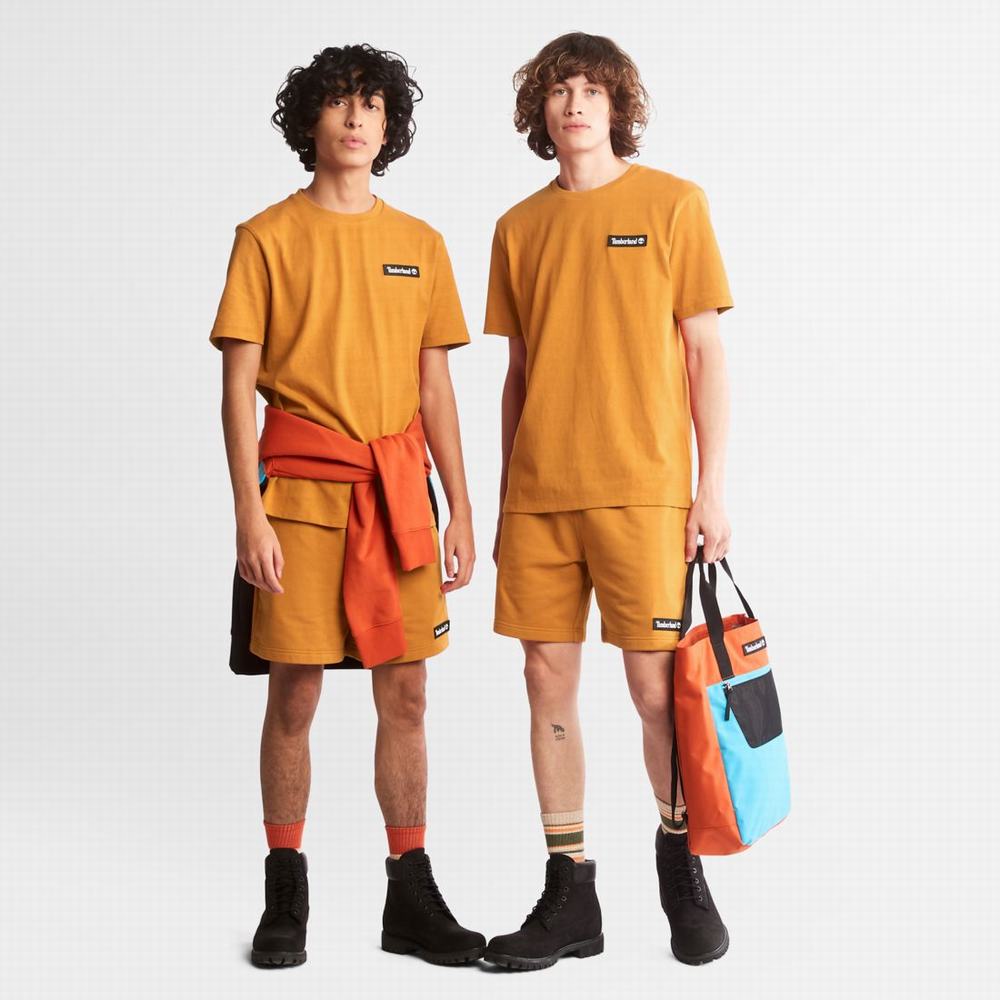 Dámské Tričko Timberland Heavyweight Logo T-Shirt Hnědé | TI94561-328