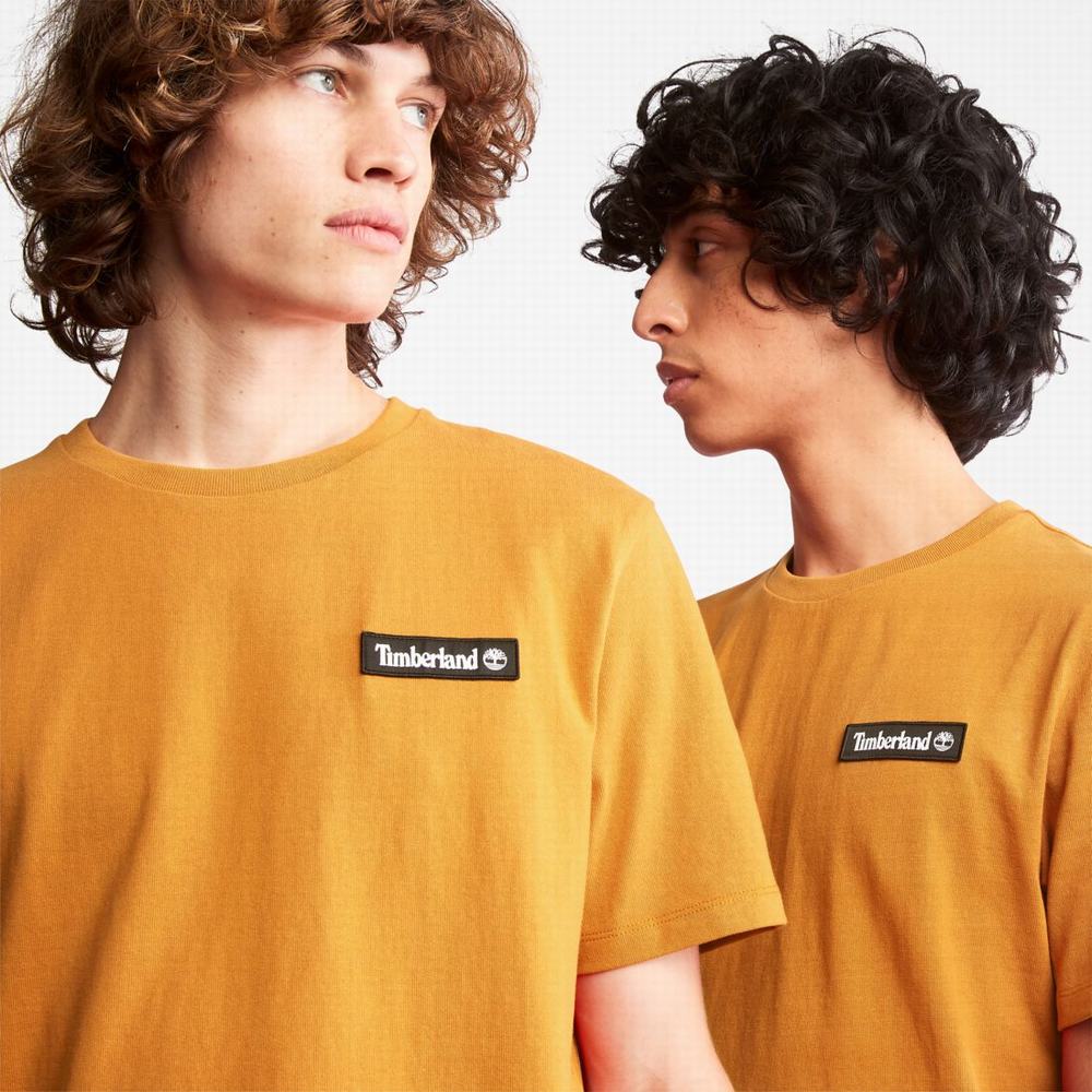 Dámské Tričko Timberland Heavyweight Logo T-Shirt Hnědé | TI94561-328