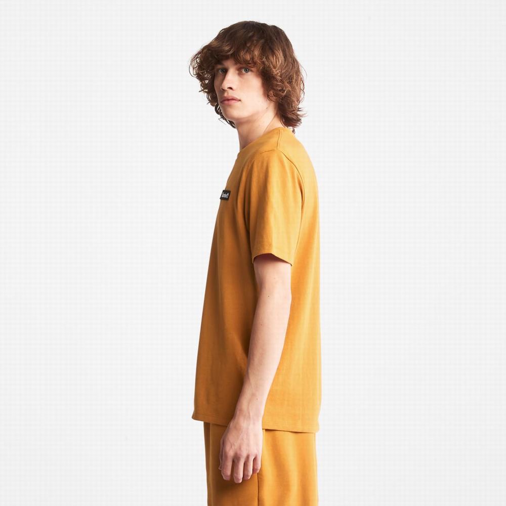 Dámské Tričko Timberland Heavyweight Logo T-Shirt Hnědé | TI94561-328
