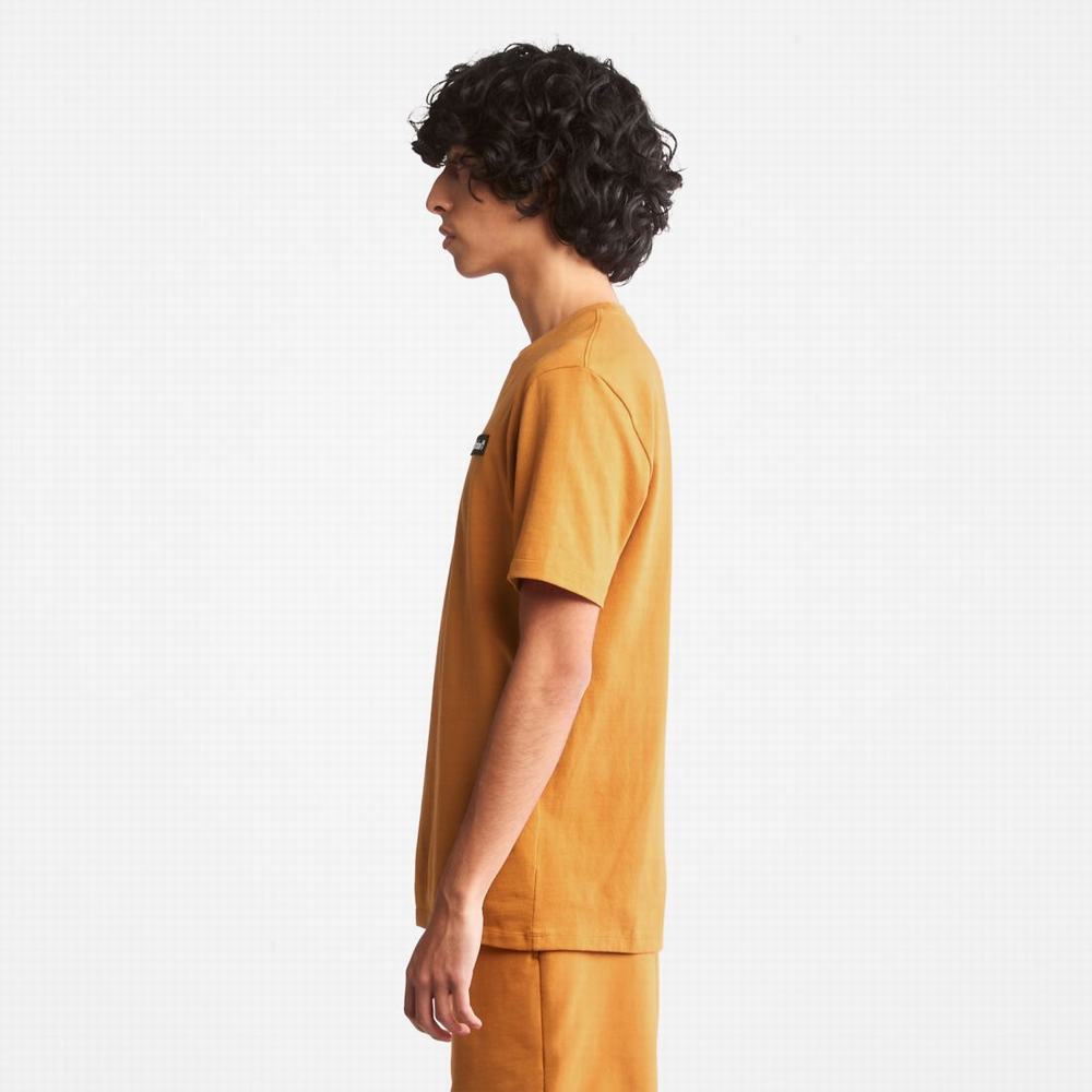 Dámské Tričko Timberland Heavyweight Logo T-Shirt Hnědé | TI94561-328