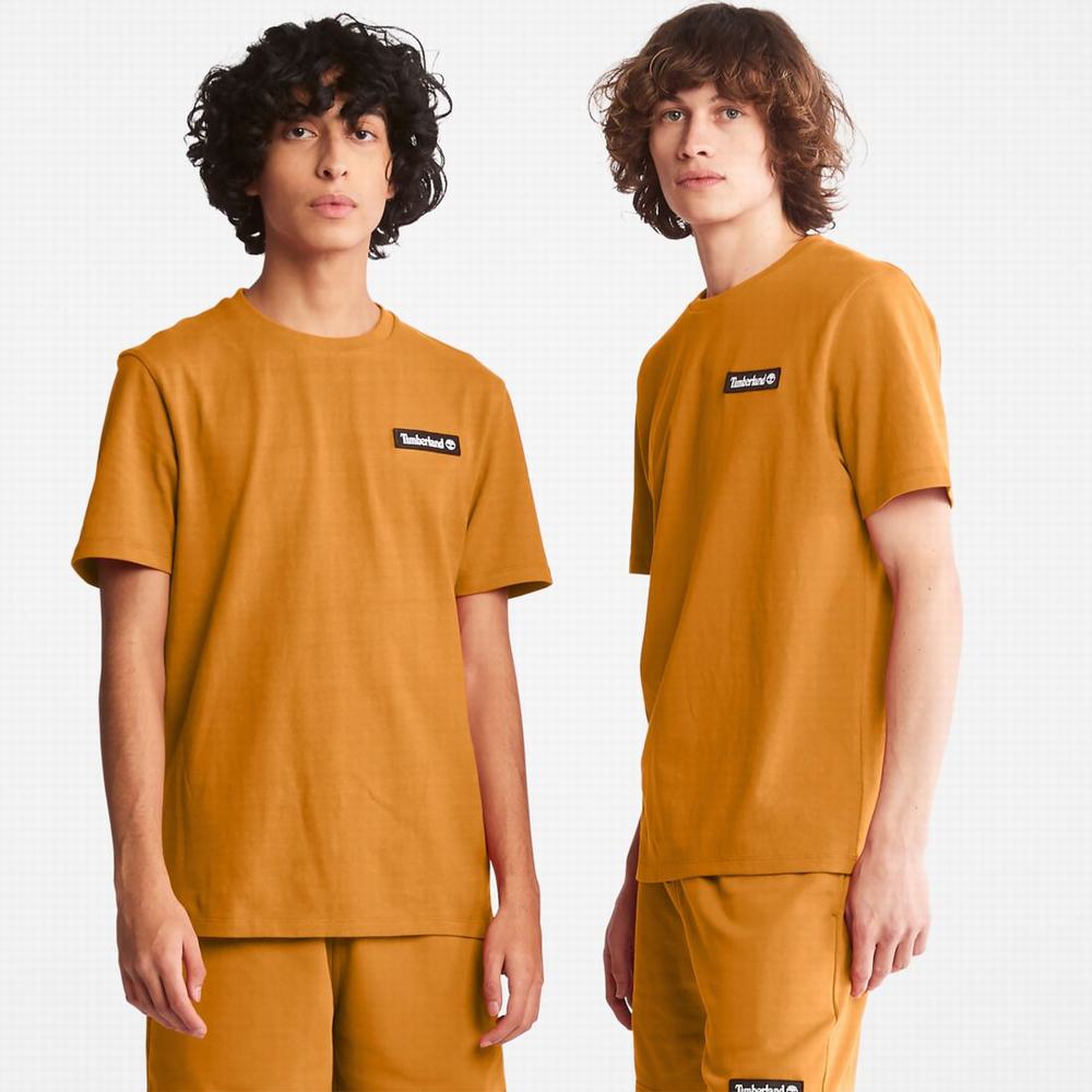Dámské Tričko Timberland Heavyweight Logo T-Shirt Hnědé | TI94561-328