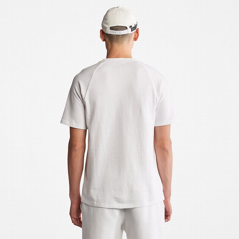 Dámské Tričko Timberland Heavyweight Logo T-Shirt Bílé | TI98720-350