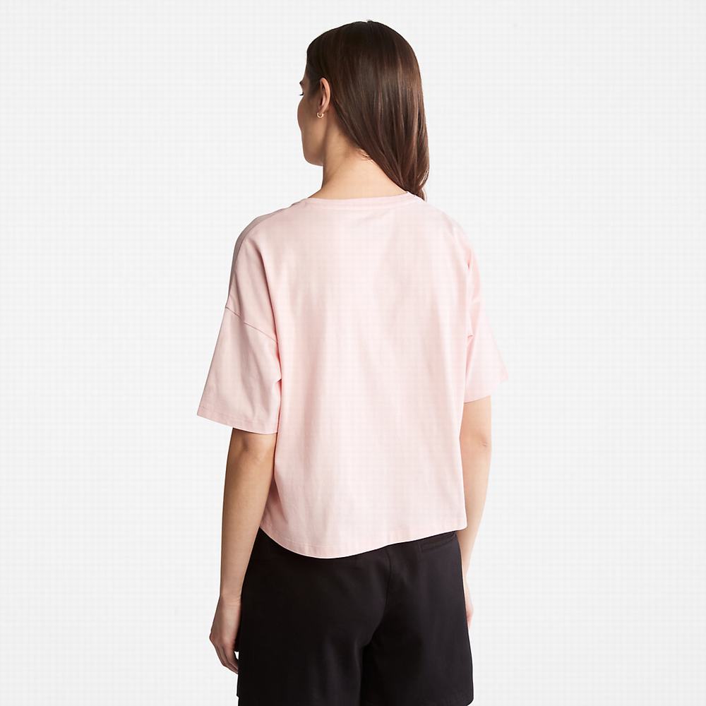 Dámské Tričko Timberland Pastel T-Shirt Růžové | TI38105-719