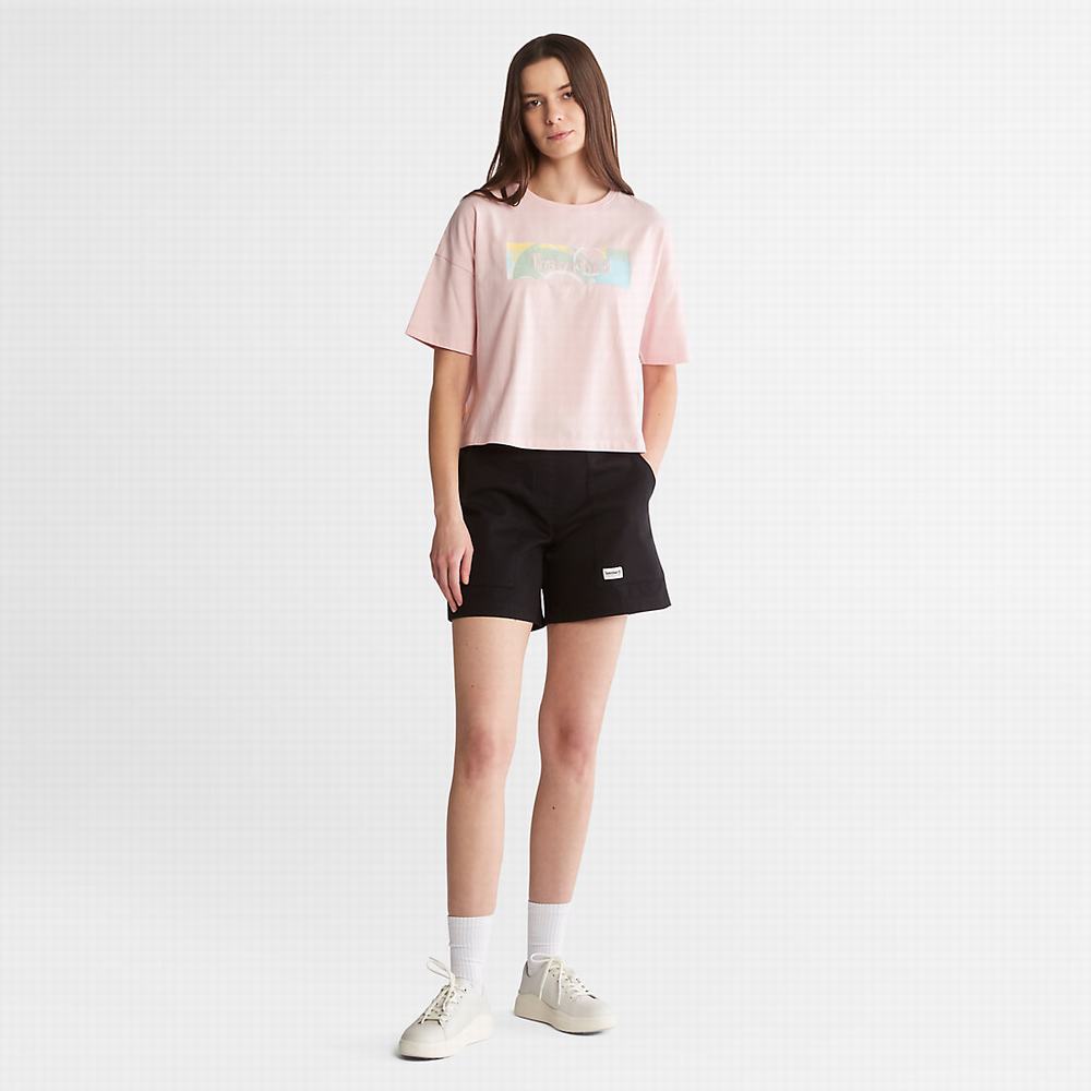 Dámské Tričko Timberland Pastel T-Shirt Růžové | TI38105-719