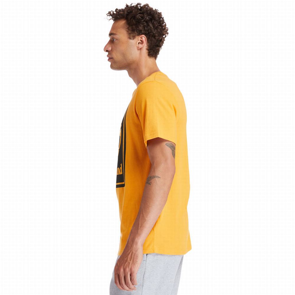 Dámské Tričko Timberland Stack Logo T-Shirt Oranžové | TI08543-872