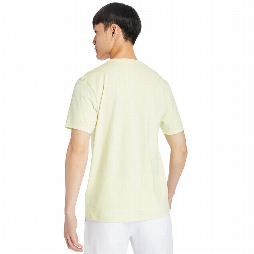 Dámské Tričko Timberland Stack Logo T-Shirt Světle Zelene | TI84602-641