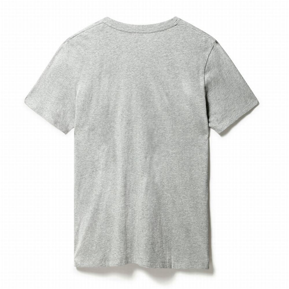 Dámské Tričko Timberland Stack Logo T-Shirt Šedé | TI94062-957