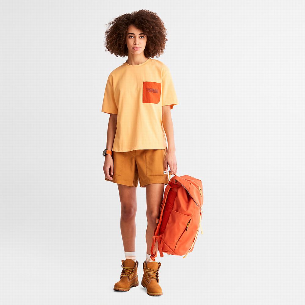 Dámské Tričko Timberland TimberCHILL™ Pocket T-Shirt Oranžové | TI39280-752