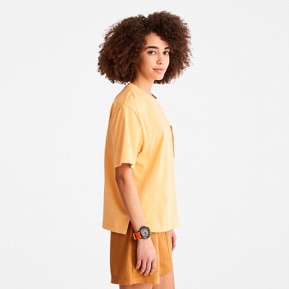 Dámské Tričko Timberland TimberCHILL™ Pocket T-Shirt Oranžové | TI39280-752