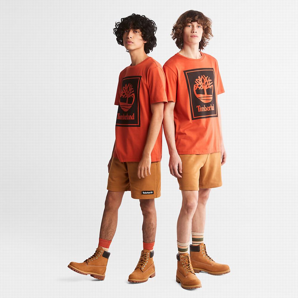 Dámské Tričko Timberland Tree Logo T-Shirt Oranžové | TI06835-043