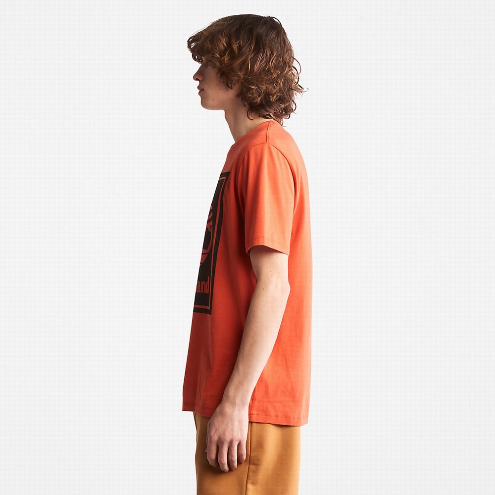 Dámské Tričko Timberland Tree Logo T-Shirt Oranžové | TI06835-043