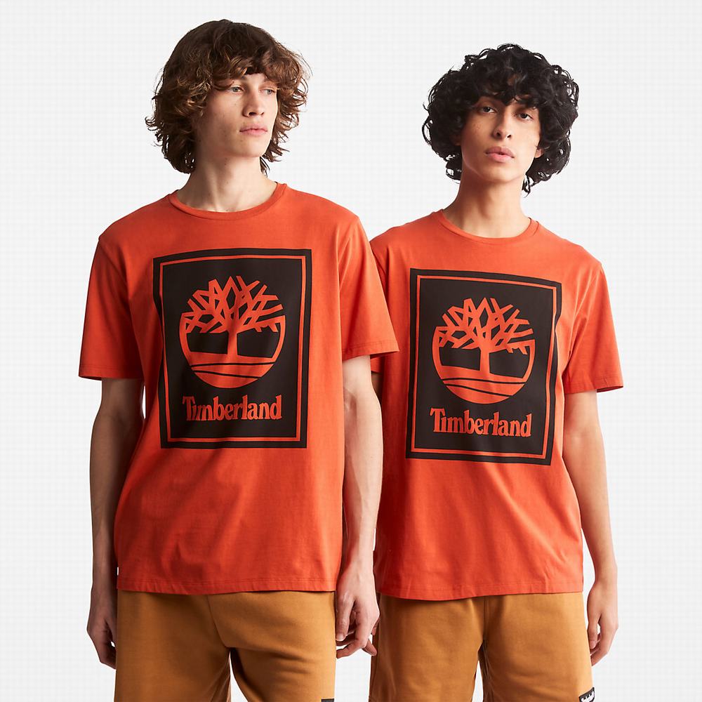 Dámské Tričko Timberland Tree Logo T-Shirt Oranžové | TI06835-043