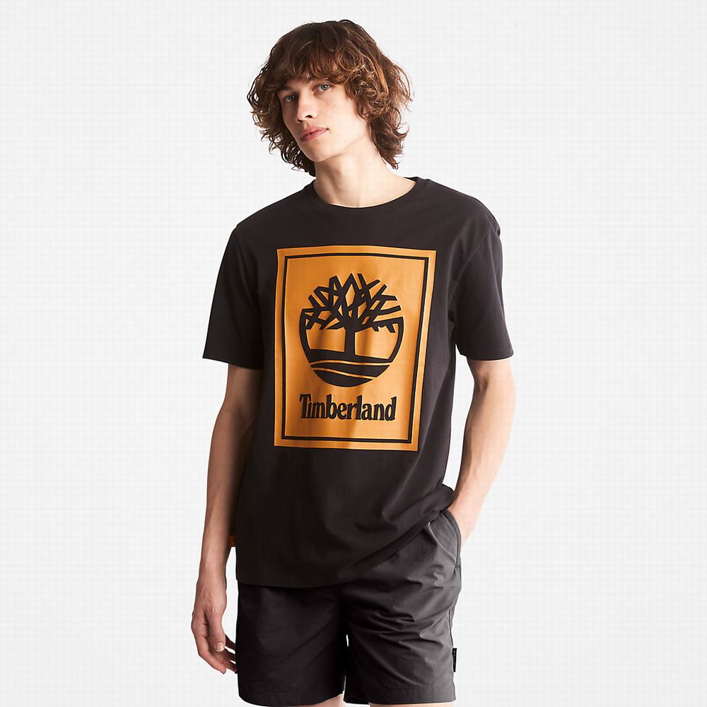 Dámské Tričko Timberland Tree Logo T-Shirt Černé | TI21589-915