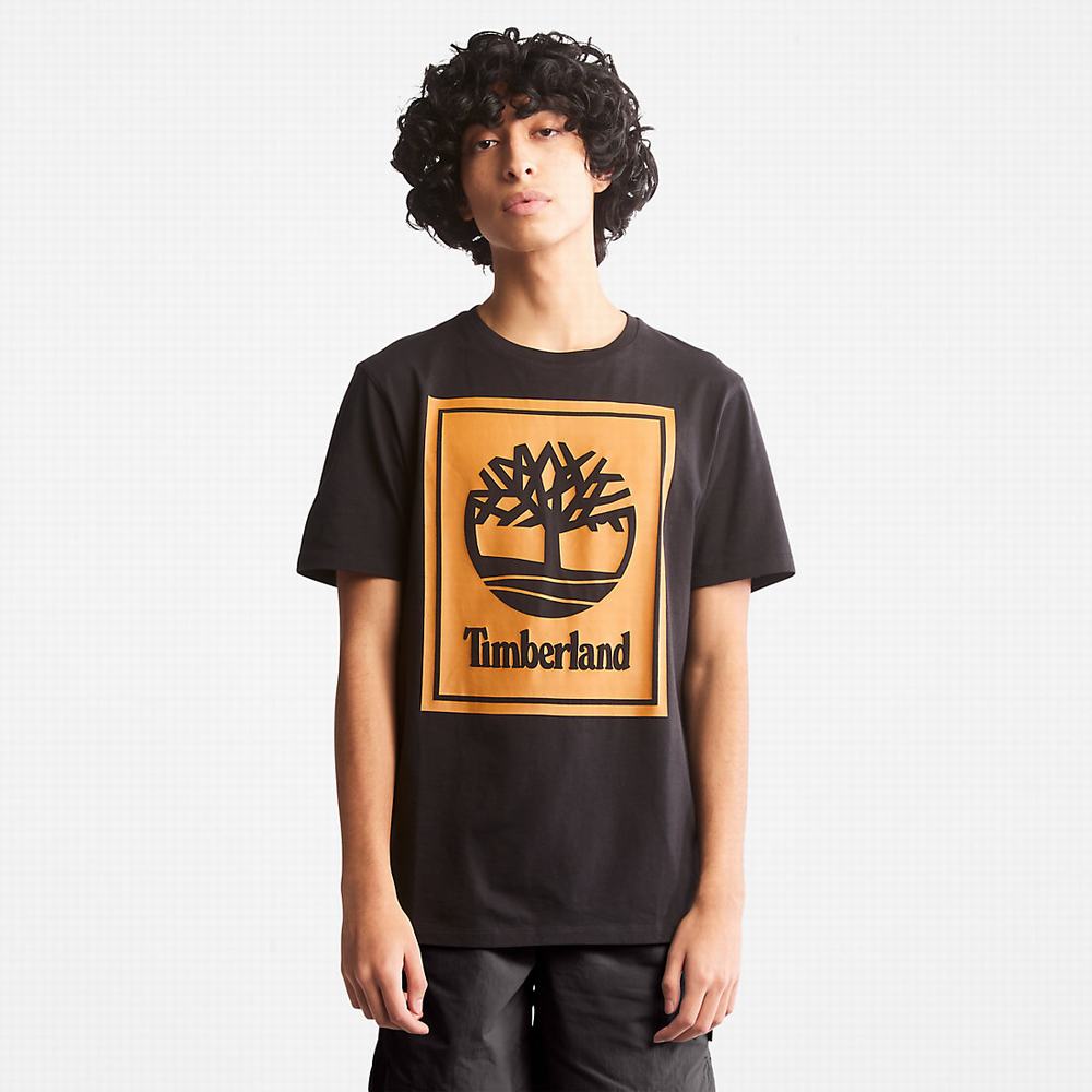 Dámské Tričko Timberland Tree Logo T-Shirt Černé | TI21589-915