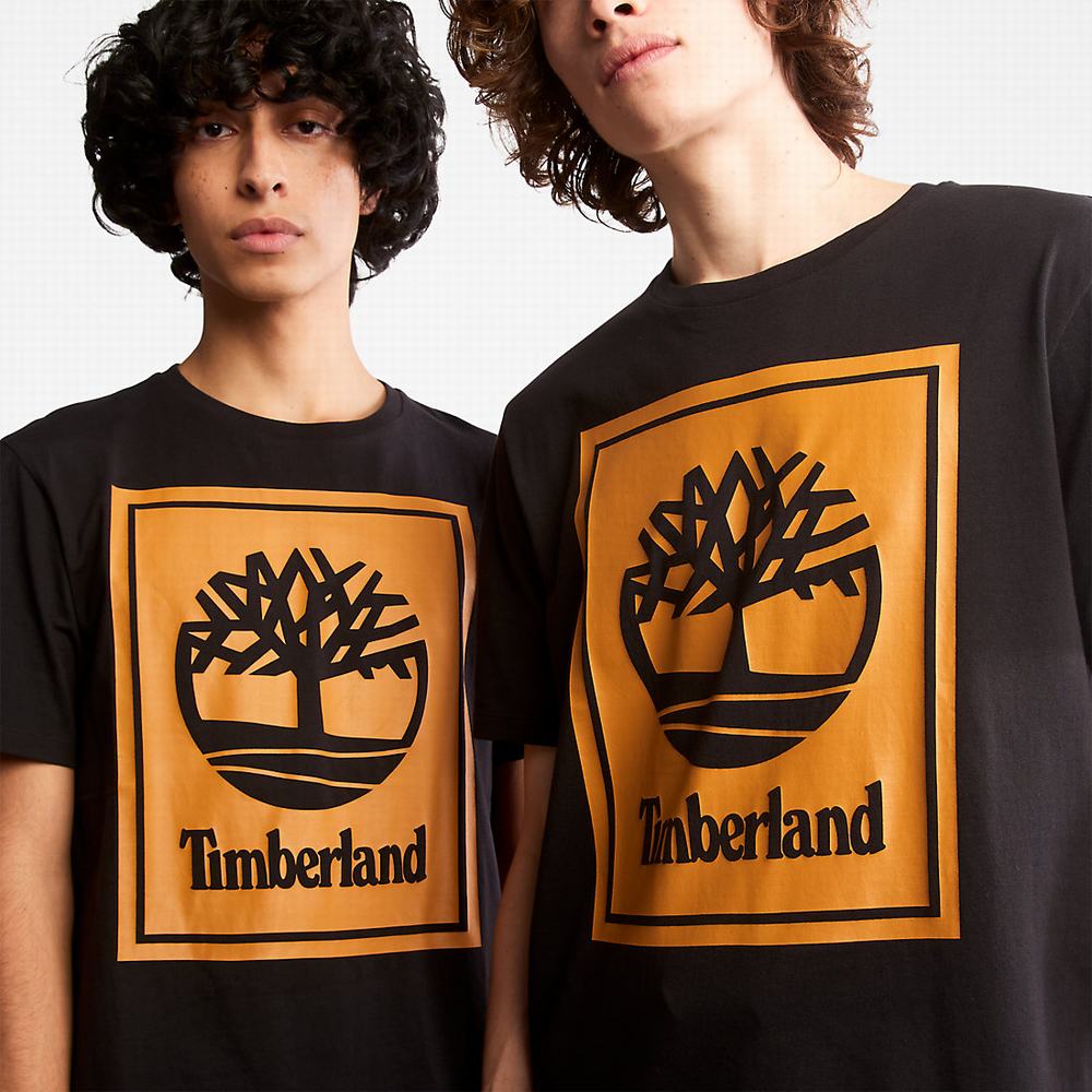 Dámské Tričko Timberland Tree Logo T-Shirt Černé | TI21589-915