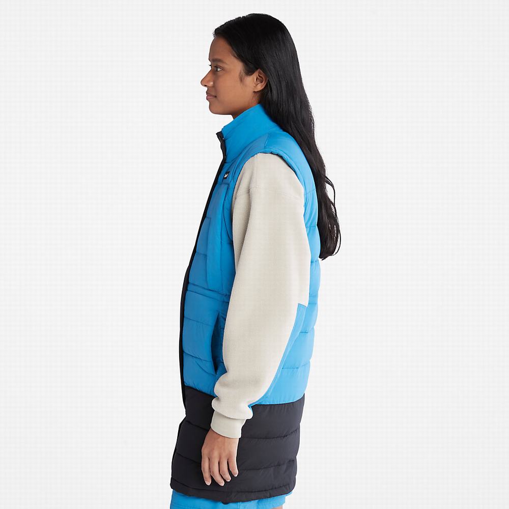 Dámské Vesty Timberland Long Puffer Blankyt Černé | TI61283-203
