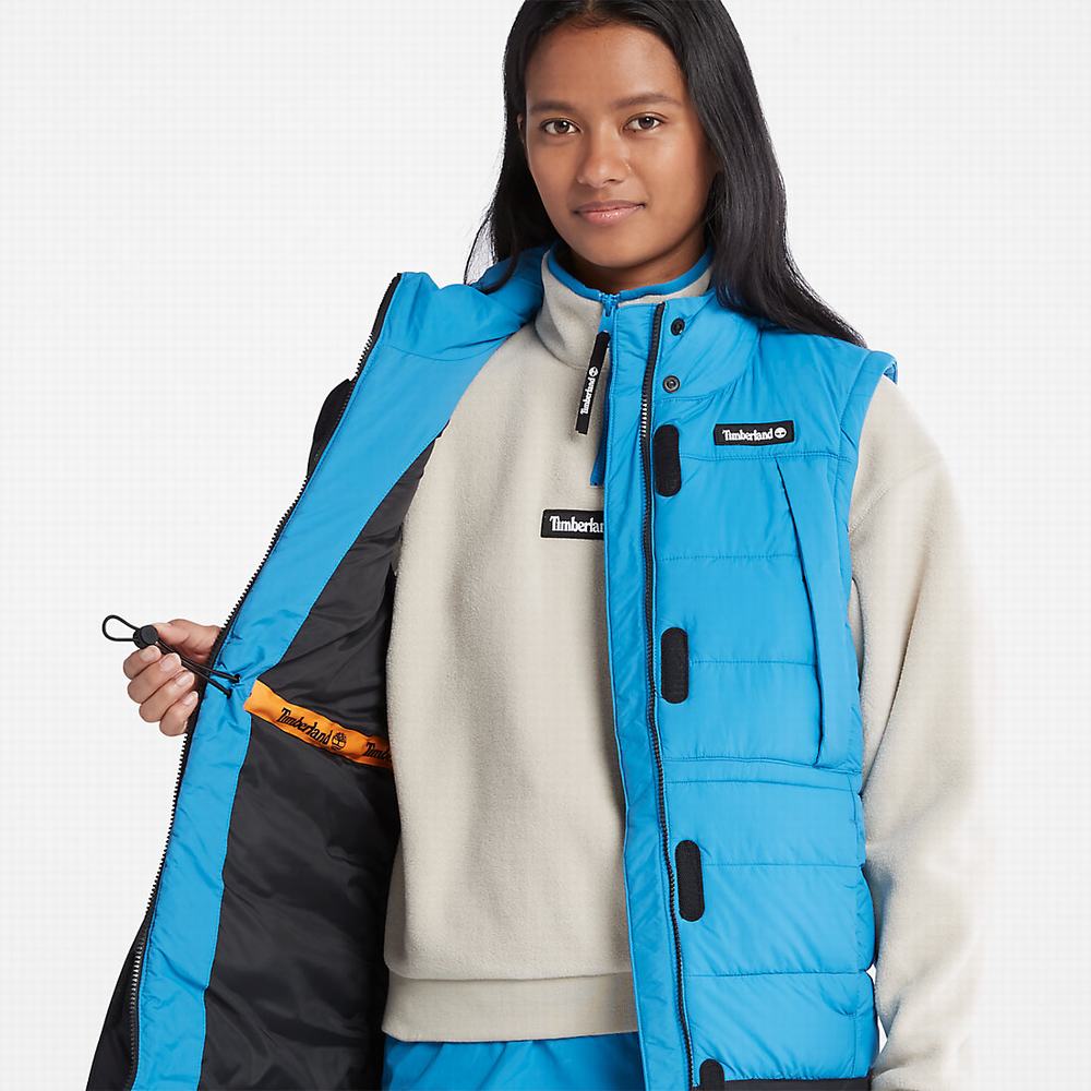Dámské Vesty Timberland Long Puffer Blankyt Černé | TI61283-203
