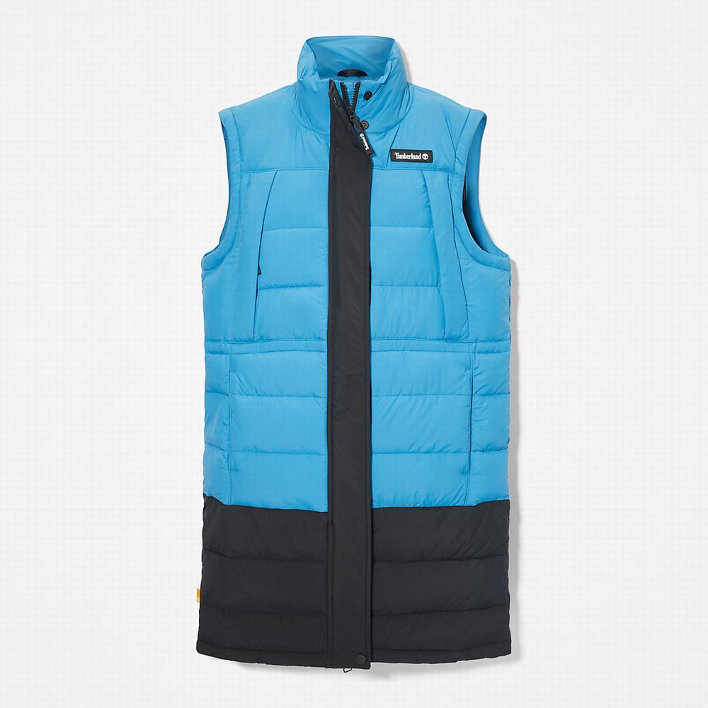 Dámské Vesty Timberland Long Puffer Blankyt Černé | TI61283-203