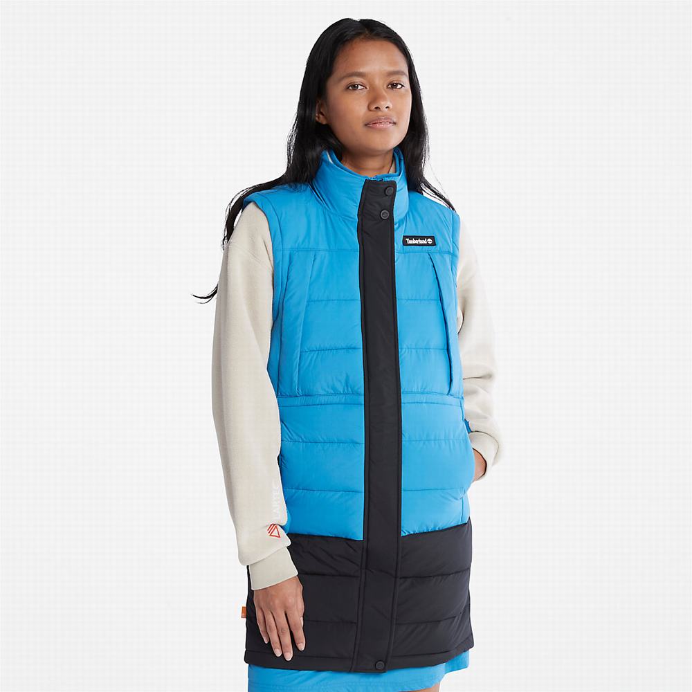 Dámské Vesty Timberland Long Puffer Blankyt Černé | TI61283-203
