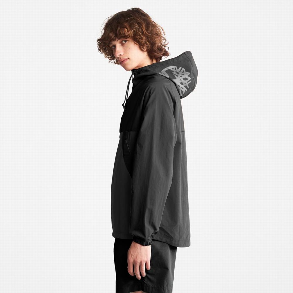 Dámské Větrovka Timberland Zip-Neck Windbreaker Černé Bílé | TI26743-530