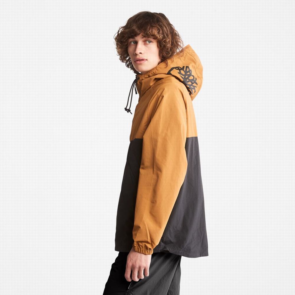 Dámské Větrovka Timberland Zip-Neck Windbreaker Hnědé Černé | TI28476-961