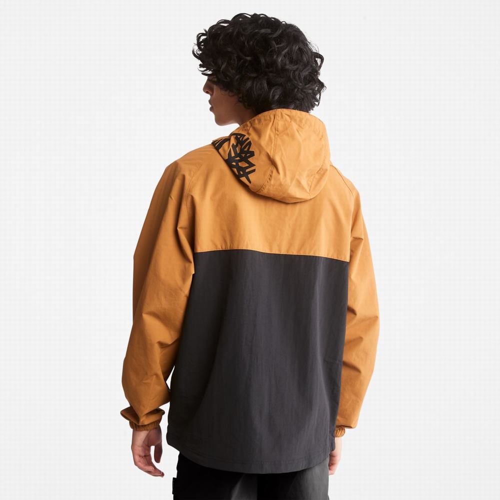 Dámské Větrovka Timberland Zip-Neck Windbreaker Hnědé Černé | TI28476-961